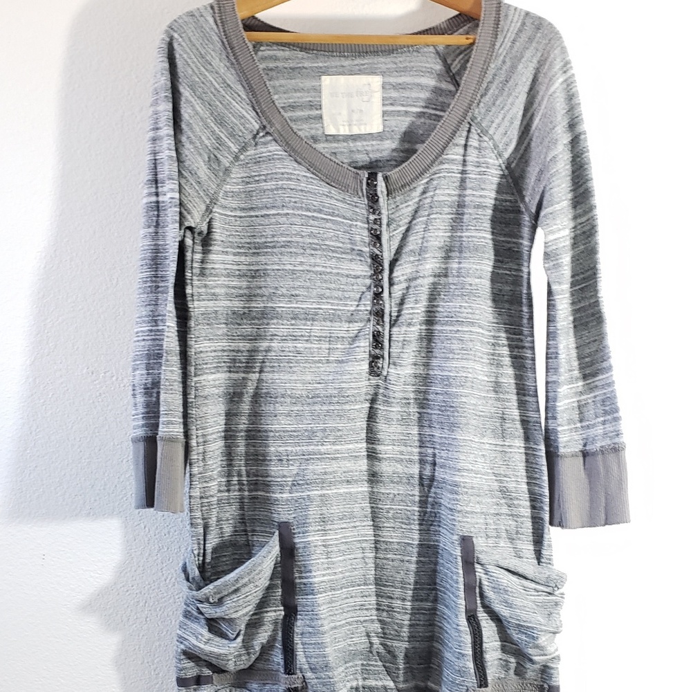 Free People henry neck top sz M